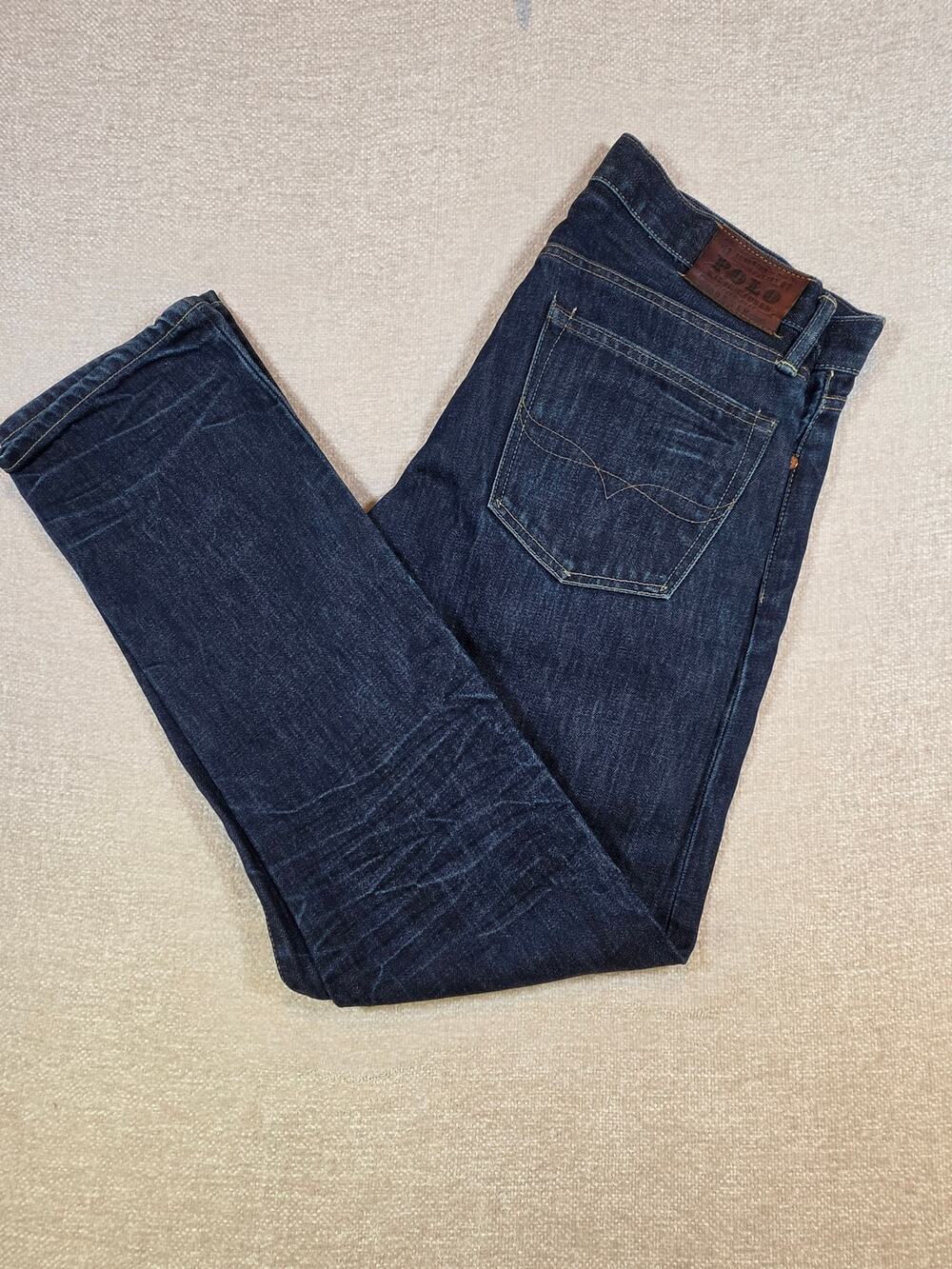 Polo Ralph Lauren Slim Fit Dark Wash Blue Jeans 32x30